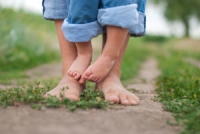 Adult Feet Versus Children's Feet